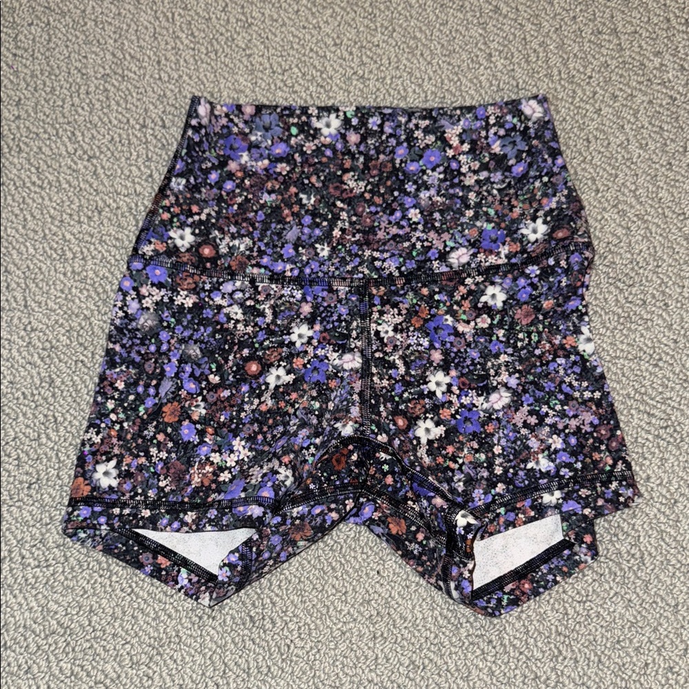 Lululemon High-Rise Floral Women's Biker Shorts